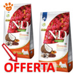 Offerta crocchette N&D Quinoa per cani mini