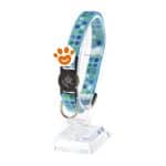 leopet-cat-collare-stampato-dots-azzurro