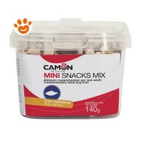 Camon Dog Snack Box Mini Bones Salmone AE057