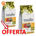Offerta crocchette cane Exclusion manzo large breed