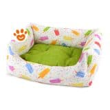 Leopet Dog Cuccia Rodi Fantasia Ghiaccioli con Cuscino