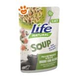 Life Natural Cat  Soup Pollo e Prosciutto in Brodo di Alghe