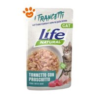 Life Cat Natural Trancetti di Tonnetto con Prosciutto