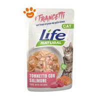 Life Cat Natural Trancetti di Tonnetto con Salmone