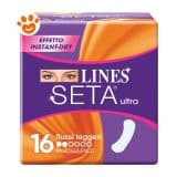 Lines Seta Ultra Assorbenti Anatomici Flussi Leggeri