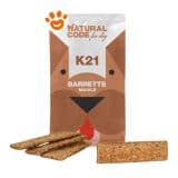 Natural Code K21 Dog Snack Barrette Maiale