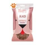 Snack per cani strips anatra Natural Code