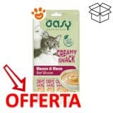 Snack cremoso per gatti al manzo in offerta