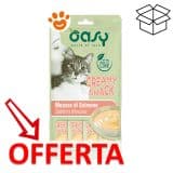 Snack cremoso al salmone per gatti in offerta