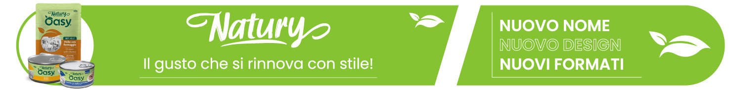 Cibo naturale per animali con nuovo design