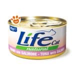 Cibo per gatti tonno e salmone LifeCat natural