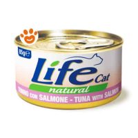 Cibo per gatti tonno e salmone LifeCat natural