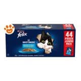 Cibo per gatti Felix pesce in gelatina 44 bustine