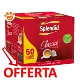 Offerta caffè Splendid Classico 50 cialde compostabili