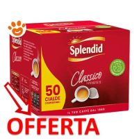 Offerta caffè Splendid Classico 50 cialde compostabili