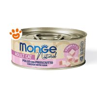 Monge Cat Natural Pezzetti di Pollo con Prosciutto