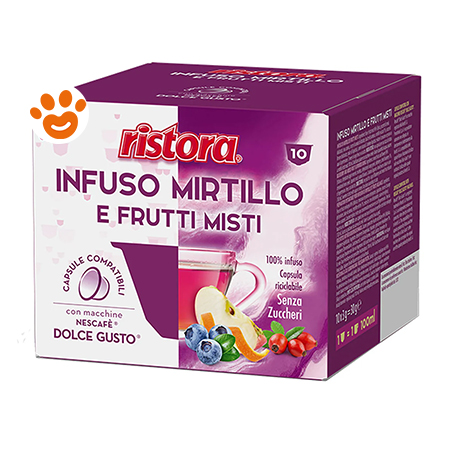 Ristora Capsule Dolce Gusto - Infuso Mirtillo e Frutti Misti