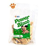 Power Biscò Dog Snack Deliziosi Biscotti per Cani al Gusto Erbe e Salsiccia
