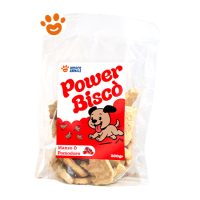Power Biscò Dog Snack Deliziosi Biscotti per Cani al Gusto Manzo e Pomodoro
