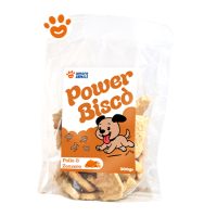 Power Biscò Dog Snack Deliziosi Biscotti per Cani al Gusto Pollo e Zenzero
