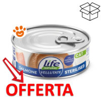 Offerta cibo per gatti al salmone