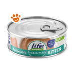 Cibo umido al salmone per gattini Life Natural