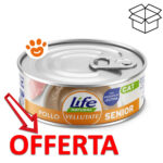 Cibo umido per gatti senior al pollo in offerta