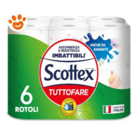 Confezione Scottex TUTTOFARE 6 rotoli cucina