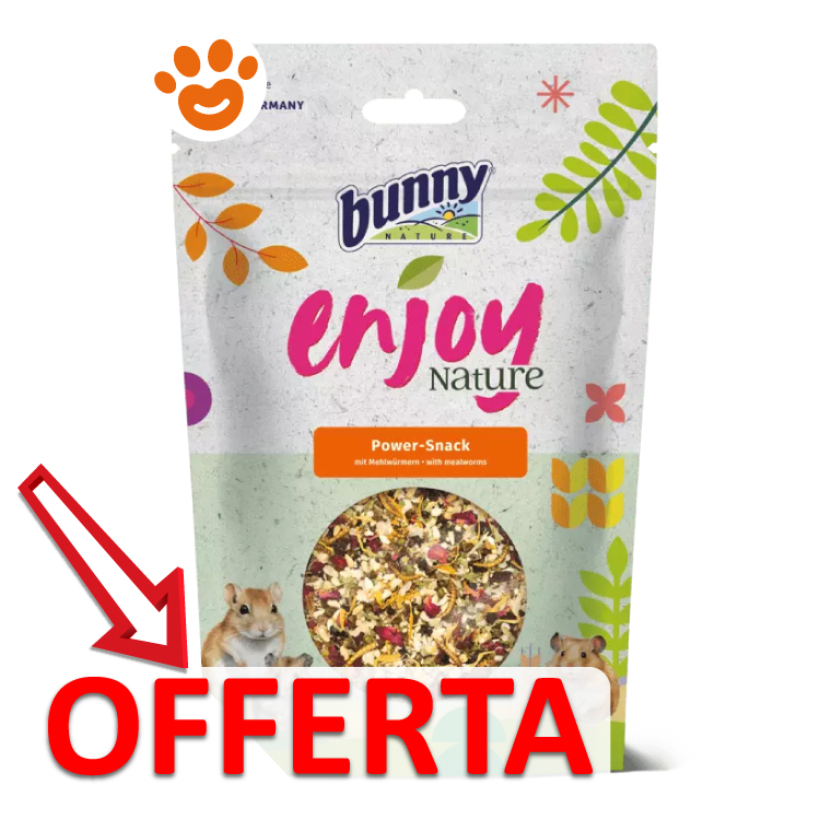 Snack Bunny Nature Enjoy con mealworms offerta