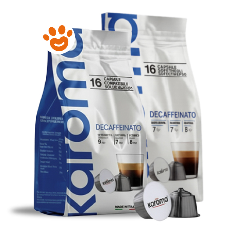 Karoma Caffè Capsule Dolce Gusto - Deka Decaffeinato