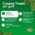 Infografica Creamy Treats per gatti N&D Prime