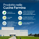 Stabilimento Farmina con caratteristiche dei prodotti alimentari per animali
