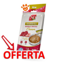Snack cremoso per gatti Hairball in offerta