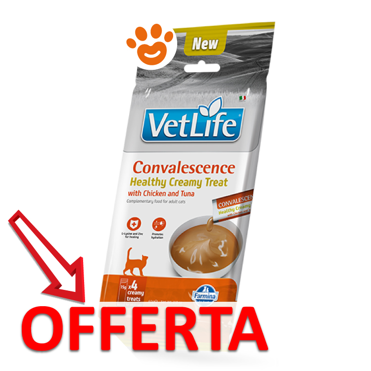 Snack cremoso VetLife Convalescence per gatti
