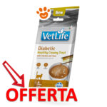 Snack cremoso VetLife Diabetic per gatti offerta