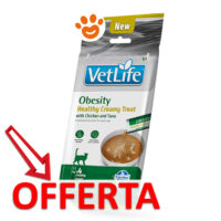 Snack cremoso per gatti VetLife Obesity in offerta