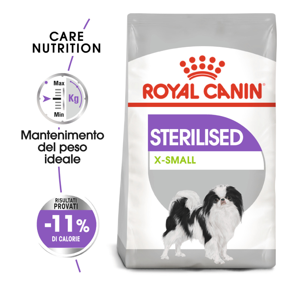 Sacco Royal Canin Sterilised X-Small per cani
