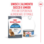 Crocchette e mousse Royal Canin Light Weight gatto