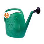 Annaffiatoio verde in plastica con numero 17