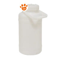 Contenitore in plastica con beccuccio e tappo