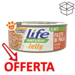 Scatoletta Life Natural Jelly per gatti pollo