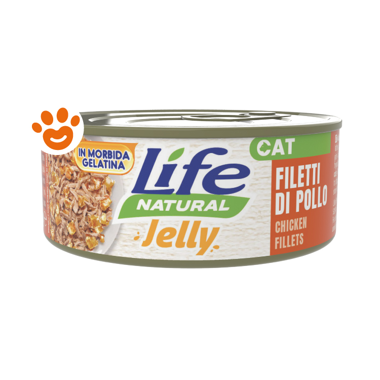 Lattina Life Natural Jelly pollo per gatti