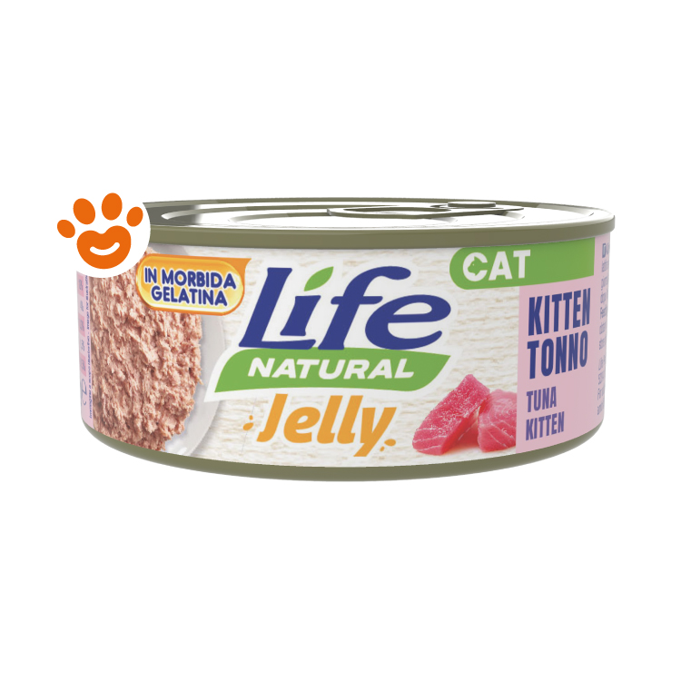 Scatoletta Life Natural Jelly Kitten Tonno