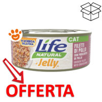 Lattina cibo per gatti Life Natural Jelly