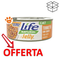 Scatoletta Life Natural Jelly tonnetto con carote