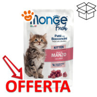 Busta Monge Fresh Kitten manzo offerta