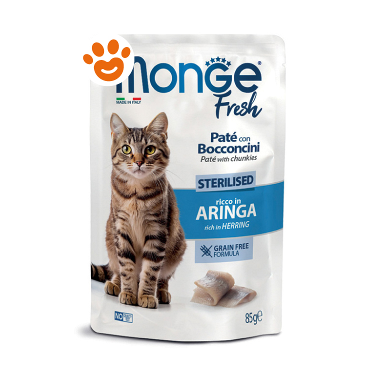 Busta Monge Fresh paté aringa per gatti