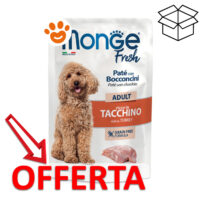 Offerta Monge Fresh paté tacchino per cani