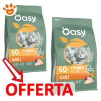 Offerta crocchette gatto Oasy Chicken Adult