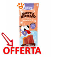 Snack rinfrescante per cani gusto anatra e albicocca